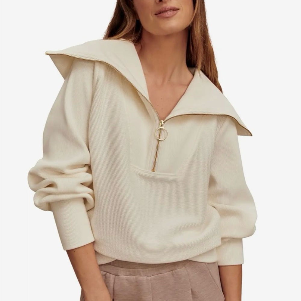 VARLEY Elegant Cream Women's Sweater